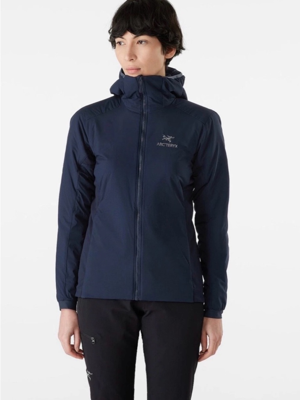 Arc'teryx Women's Navy Hooded Utility Jacket